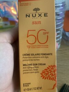 NUXE SUN CREME FONDANT VISAGE SPF 50