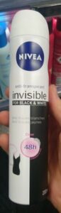 NIVEA DEO FEMME INVISIBLE B & W CLEAR