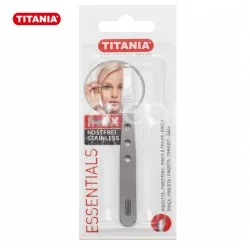 TITANIA PINCE A EPILER INOX POIGNEE BLEU