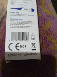 THERMOMETRE GENIAL FLEX BLEU 10+10