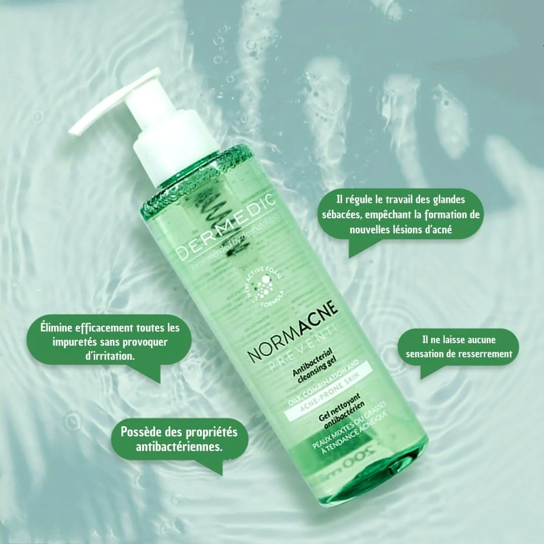 DERMEDIC NORMACNE GEL NETTOYANT 200ML