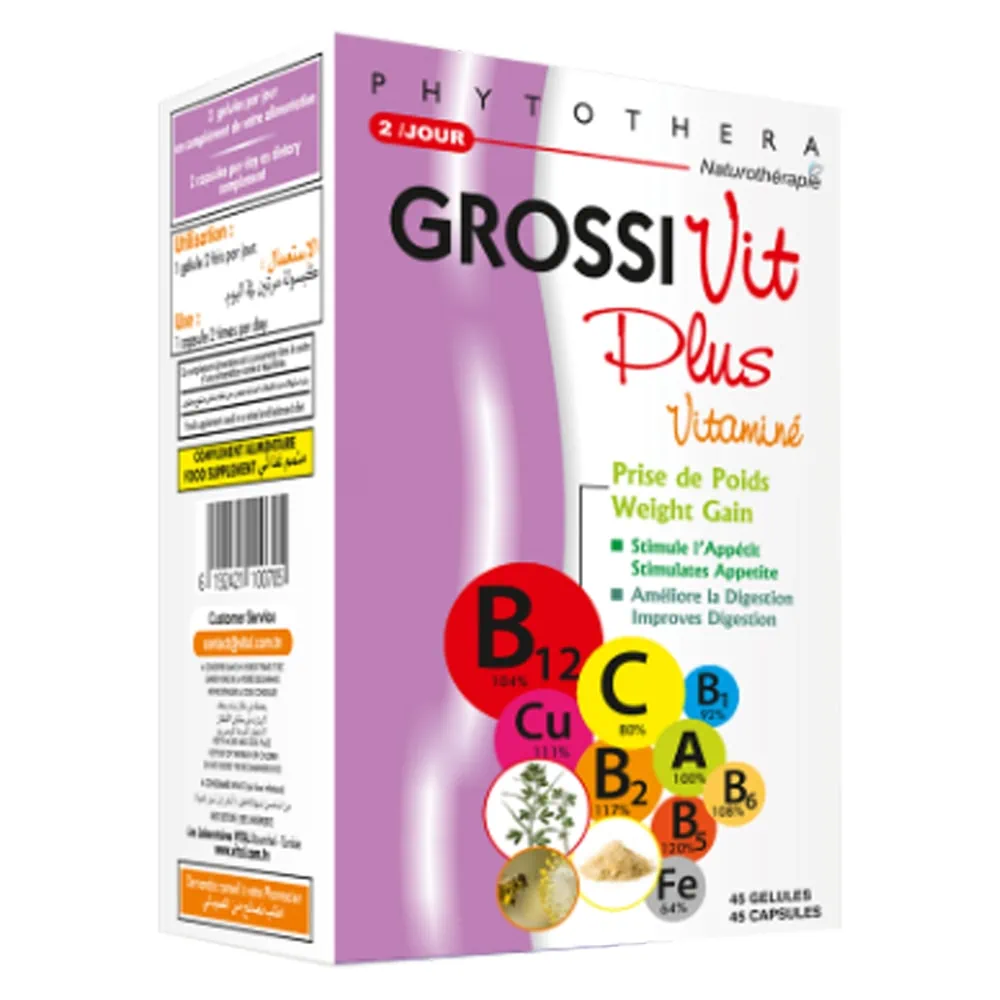 GROSSIVIT PLUS VITAMINE BTE/45