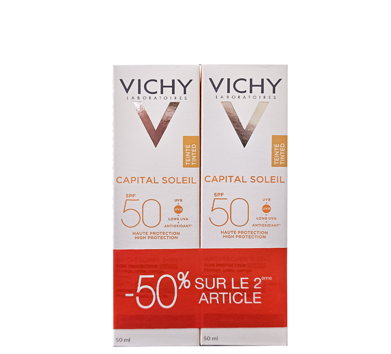 VICHY CAPITAL SOLEIL SPOT LOT DE 2